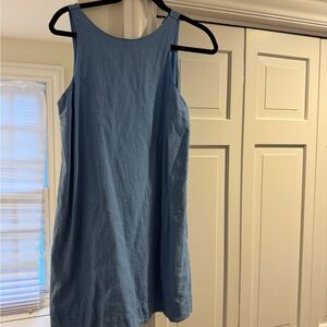 Blue Sleeveless Dress